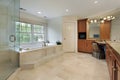 Large master bath