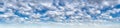 Large megapixel scattered clouds in blue sky Royalty Free Stock Photo