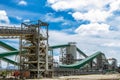 Large metal construct on a platinum mining in South Africa Royalty Free Stock Photo