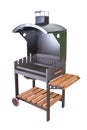 Large metal outdoor chargrill Royalty Free Stock Photo