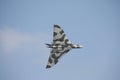 Large military Vulcan XH558 Bomber aeroplane