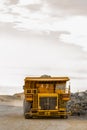 Large Mining Dump Trucks for transporting ore rocks Royalty Free Stock Photo