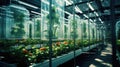 Large Modern Farm Greenhouse