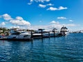 Large Modern Motor Cruiser Boats, Rose Bay Marina, Sydney, Australia