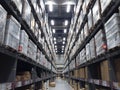 Large modern warehouse Royalty Free Stock Photo