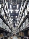 Large modern warehouse Royalty Free Stock Photo