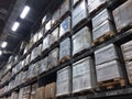 Large modern warehouse Royalty Free Stock Photo