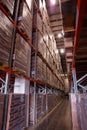 Large modern warehouse logistics center