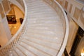 Large, monumental marble stairs in a hotel Royalty Free Stock Photo