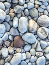 Large multi coloured pebbles and Stones
