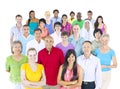 Large Multi-Ethnic Group of People Royalty Free Stock Photo