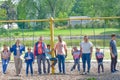 Large Multi-Racial Family, Adoption, Foster Care Royalty Free Stock Photo