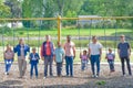 Large Multi-Racial Family, Adoption, Foster Care Royalty Free Stock Photo