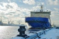 Large nuclear-powered icebreaker.