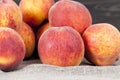 fresh soft peaches Royalty Free Stock Photo