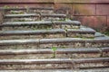 Large old concrete steps Royalty Free Stock Photo
