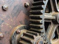 Large old gears Royalty Free Stock Photo