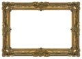 Large Old Gold Frame 002 Royalty Free Stock Photo