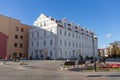 Magnificent ancient mansion in the center of Grodno Royalty Free Stock Photo