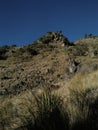 An old rock on the Mount Sumbing