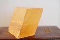 Large Orange Cubic Calcite Crystals for sexuality, creativity & optimism! Bright orange calcite Specimen. Premium Quality. Calcite Royalty Free Stock Photo