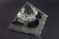 A Large Orgone Generator Pyramid. Orgonite