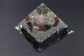 A Large Orgone Generator Pyramid. Orgonite