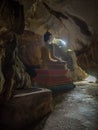 Large ornate Buddha, Tham Hoi, Laos Royalty Free Stock Photo