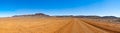 Large outback panorama with clear sky Royalty Free Stock Photo