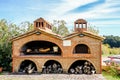 Outdoor Pizza Oven Seen in Tuscany, Italy