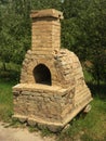 Large outdoors oven. Pirogovo, Kiev, Ukraine Royalty Free Stock Photo