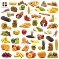 Large page of food assortment
