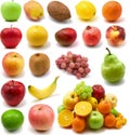 Large page of fruits Royalty Free Stock Photo