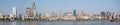 Large panorama of the Bund, Shanghai Royalty Free Stock Photo