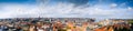 Large panorama of Copenhagen, Denmark Royalty Free Stock Photo