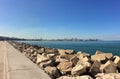 Large panoramic view of Beirut cityskyline