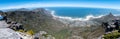 Cape Town City View From the Table Mountain Royalty Free Stock Photo