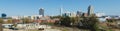 Panoramic view on downtown Raleigh, NC Royalty Free Stock Photo