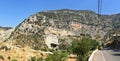 Large panoramic view of the village of Afqa, Lebanon Royalty Free Stock Photo