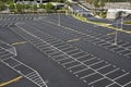 Large parking lot Royalty Free Stock Photo