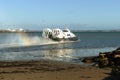 Ryde Isle of Wight England. 12000TD passenger hovercraft leaving port