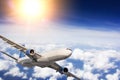 Large passenger plane Royalty Free Stock Photo