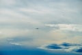 Large passenger plane on the taxiway at the airport Royalty Free Stock Photo