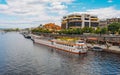 Large passenger river cruise ship Royalty Free Stock Photo