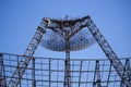 Large phased array Radio telescope . Ukraine Royalty Free Stock Photo