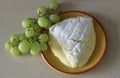 Large piece of ripe brie