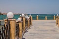 a large pier on the sea