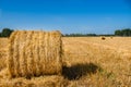 Large Piles of Hay Bales Royalty Free Stock Photo