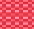 Large pink polka dots with red background seamless patter wallpaper