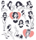 Large pinup collection